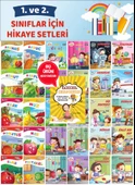 1.ve 2.Sınıflara Uygun Öğretmen Tavsiyeli Eğitici Okumayı Sevdiren 30 lu Hikaye Seti thumbnail 1