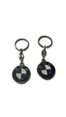 BMW Logolu Metal Otomobil Anahtarlığı 2 ADET - 1