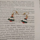 Mineli Çam Ağacı Küpe - 4