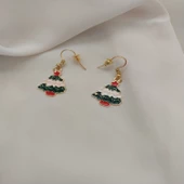 Mineli Çam Ağacı Küpe - 1