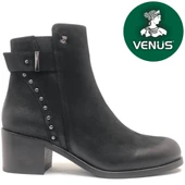 Venüs Rugi Hakiki Deri Topuklu Ortopedik Kadın Bot thumbnail 1