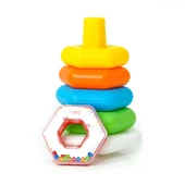 Kiki Renkli Altıgen Halkalar Çıngıraklı Ae-1510 - 4