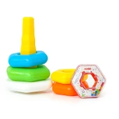 Kiki Renkli Altıgen Halkalar Çıngıraklı Ae-1510 - 5