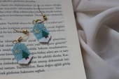 El Yapımı Miyuki Yılbaşı Küpe - 2