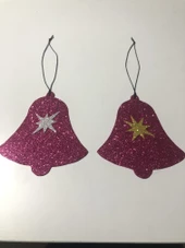 2 Lİ YILBAŞI ÇANI YILBAŞI SÜSÜ-HEDİYE PAKETİ SÜSÜ thumbnail 3