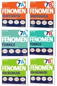 Fenomen Yayıncılık Fenomen Okul 2025 7. Sınıf Matematik + Türkçe + Fen A + B Serisi Soru Seti 6 Kitap - 1