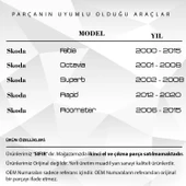 Skoda Fabia 2000-2015 için Çamurluk Sinyali Lambası - 2