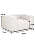 CARBONE Berjer Tekli Koltuk ,soft , Berjer , Ofis Koltukları - 8