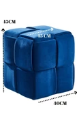 CARBONE DESİN Puf Bench ,Puffy ,Makyaj taburesi ,Ayak Ucu Puf ,Tabure - 2