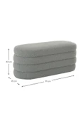 CARBONE DESİN Relax Teddy Bench, PUF, ayak ucu , bench - 2