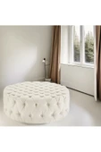 CARBONE Puf Bench ,Puffy ,Puf Tedy Kumas ,Ayak Ucu Puf ,Ayak ,Orta Sehpa thumbnail 3