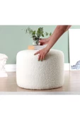 CARBONE DESİN Puf Bench ,Puffy ,Puf Tedy Kumas ,Ayak Ucu Puf ,Ayak - 2
