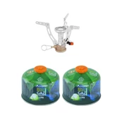 Orcamp Çakmaklı Mikro Ocak CK-194 +2 Adet 230 gr Tüp KTS-230 ORC-007-A2 - 1