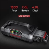 Lokithor LIPO 14.8Volt Li-Polimer 1500A Takviye Gücü APARTX ile Uyumlu Yedek Akü thumbnail 5