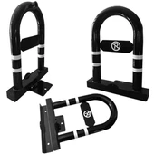 Araç Park Demiri Yatar Otopark Bariyeri Kilitli Kişisel Bariyer Duba (2 ADET) Siyah thumbnail 2