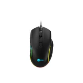 LECOO LENOVOMS140 KABLOLU RGB LED 6400DPI 10T MAKRO OYUNCU MOUSE SIYAH - 1
