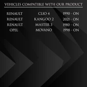Renault Clio,Kangoo2,Master 3,Movano için Ön Cam Silecek Su Fıskiyesi - 7
