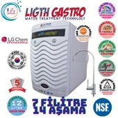 LİGHT GASTRO PLUS BEYAZ  12 LİTRE 7 FİLTRE 14 AŞAMA SU ARITMA CİHAZI - 1