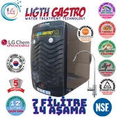 LİGHT GASTRO PLUS SİYAH 12 LİTRE 7 FİLTRE 14 AŞAMA SU ARITMA CİHAZI thumbnail 1