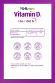 Wellcare Vitamin D3 1000 Iu - 5 ml thumbnail 2
