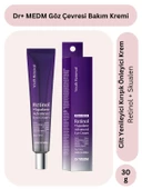 Dr+MEDM Retinol + Squalane Cilt Yenileyici ve Kırışıklık Karşıtı Göz Çevresi Bakım Kremi 30 gr - 6
