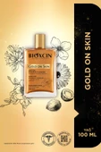 Bioxcin Gold on Skin Altın Parıltılı Kuru Yağ 100 ml - Dry Oil Saç Yüz Vücut,  Monoi, Doğal İçerik - 3