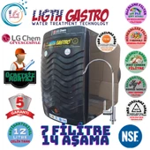 LİGHT GASTRO PLUS SİYAH MONTAJ DAHİL 12 LİTRE 7 FİLTRE 14 AŞAMA SU ARITMA CİHAZI thumbnail 1