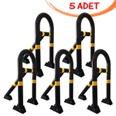 Oto Park Demiri Otopark Bariyeri Park Demiri Kilitli Katlanır Park Bariyeri (5 ADET) (Destekli) - 1