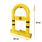 Otopark Bariyeri Ostim Master Gömme Kilitli Yatar Park Bariyeri Direği (3 ADET) - 1