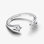 Pandora Kayan Yıldızlar Açık Yüzük  193582C01-52 - 2