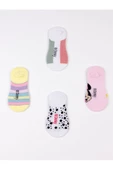 Minnie Mouse Lisanslı Çocuk 4 Çift Sneakers Çorap 19826 - 3