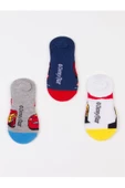 CARS Disney Lisanslı Çocuk 3 Çift Sneakers Çorap 19832 - 3