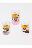 Disney Bambi Lisanslı 3 Çift Çocuk Patik Çorap 19841 - 2