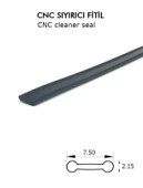 Contacall Cnc Kızak Fitili Cnc Sıyırıcı Contası 5 Metre Siyah thumbnail 2