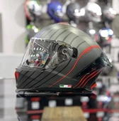 Sway 865 Space Full Face Güneş Gözlüklü Kapalı Motosiklet Kaskı XL Beden Black Red thumbnail 6