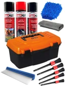 Germany Syle 12 Parça Araç İç Dış Yıkama Lastik Motor Detay Temizlik Seti - 1