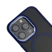 Iphone 14 Toland MagSafe Kılıf - Lacivert  Lacivert - 4
