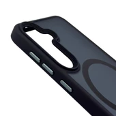 Samsung S24+ Plus Solis MagSafe Kılıf - Siyah  Siyah - 2