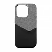 Iphone 15 Pro Elega Deri Kılıf - Siyah Siyah - 1