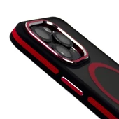 Iphone 15 Pro Toland MagSafe Kılıf - Kırmızı  Kırmızı - 3