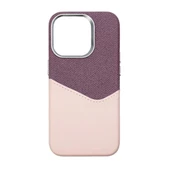Iphone 14 Pro Max Elega Deri Kılıf - Pembe Pembe - 1