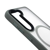 Samsung S23 Solis MagSafe Kılıf - Gri  Gri - 2