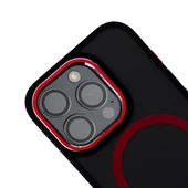 Iphone 15 Pro Toland MagSafe Kılıf - Kırmızı  Kırmızı - 4