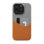 Iphone 14 Pro Elega Deri Kılıf - Turuncu Turuncu - 2