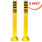 Otopark Direği Yatar Park Bariyeri Demir Kişisel Kilitli Yatar Bariyer 60 cm (2 ADET) thumbnail 1
