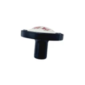 PORSELEN DÜĞME KULP METAL SİYAH BEYAZ  MOTİFLİ   / 5 ADET thumbnail 5