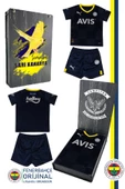 Fenerbahçe Orijinal Mini Lacivert Çocuk Forma Set Hediyelik Ahşap Kutulu - 1