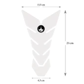 Grippatch Yamaha, BMW, Honda ile Uyumlu Universal Şeffaf Tank Pad GT05 thumbnail 2
