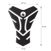 Grippatch Yamaha, BMW, Honda ile Uyumlu Universal 6D Karbon Tank Pad GC06 thumbnail 1