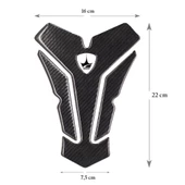 Grippatch Ducati, Mv Agusta ile Uyumlu Universal 6D Karbon Tank Pad GC09 - 2